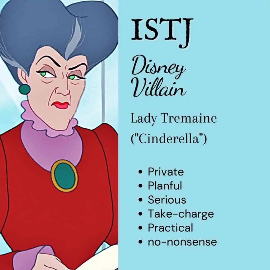 ISTJ Disney Villain Lady Tremaine