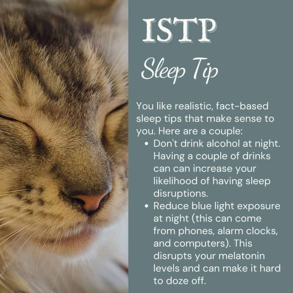 ISTP sleep tip