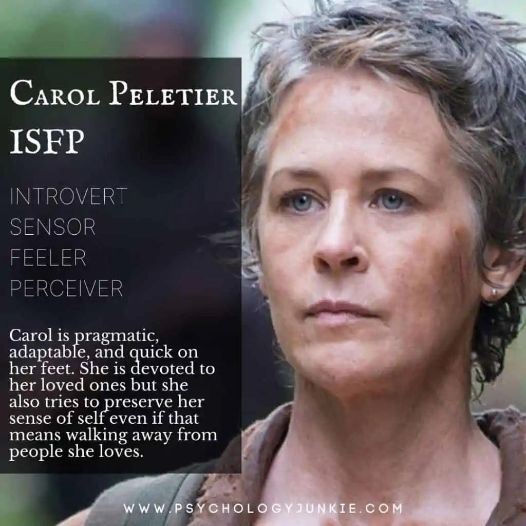 Carol Peletier ISFP