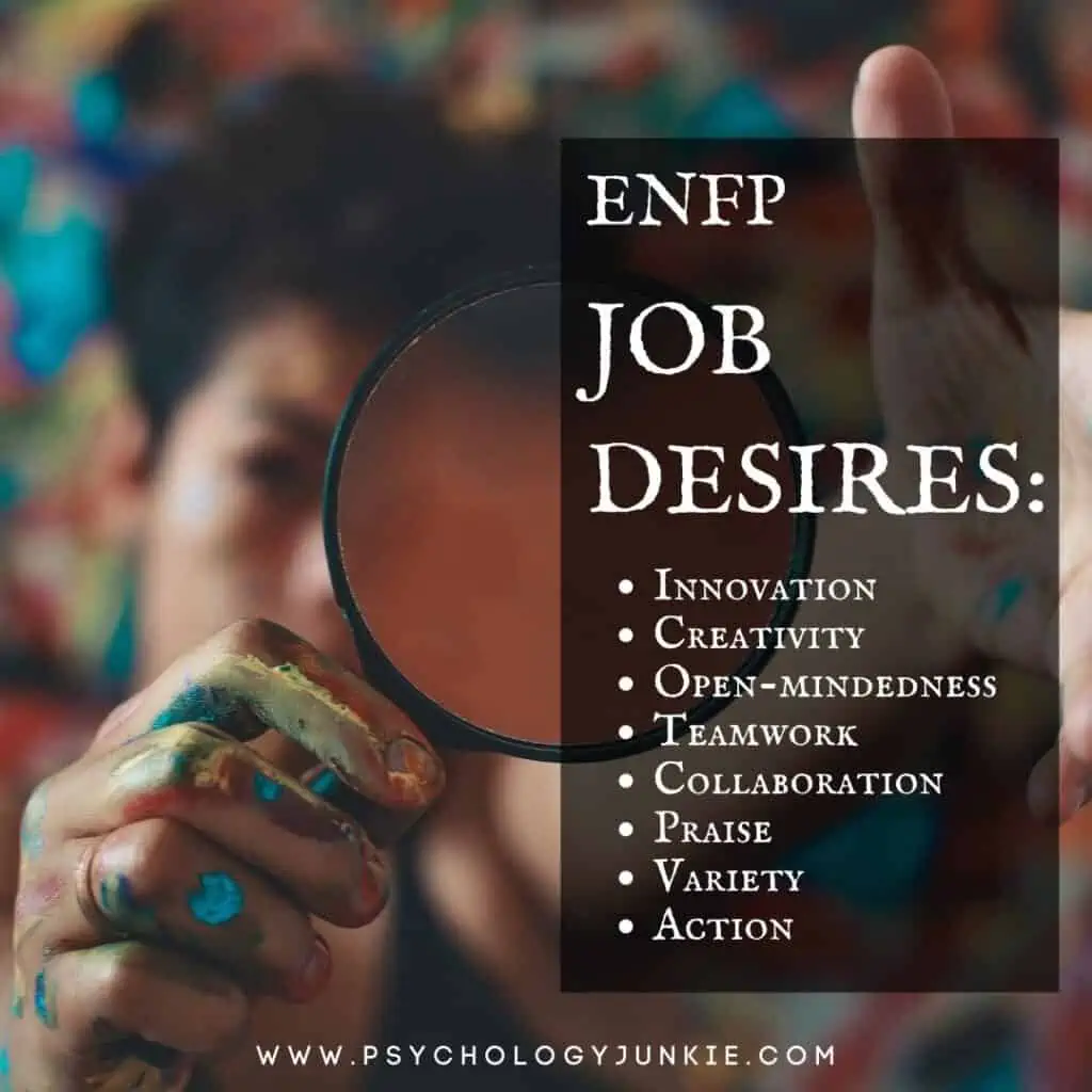 ENFP Job Needs