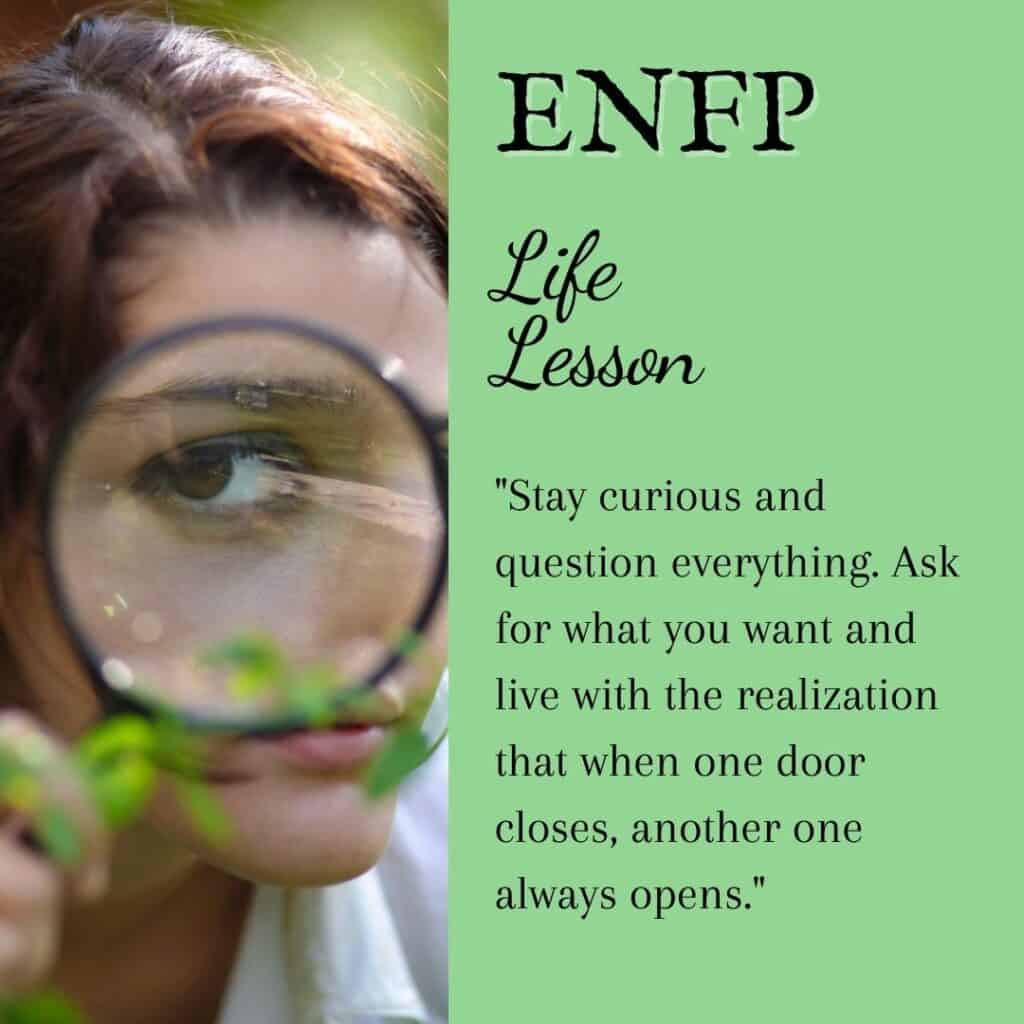 ENFP Life Lesson