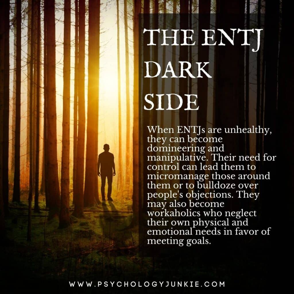 A look at the dark side of the ENTJ personality type