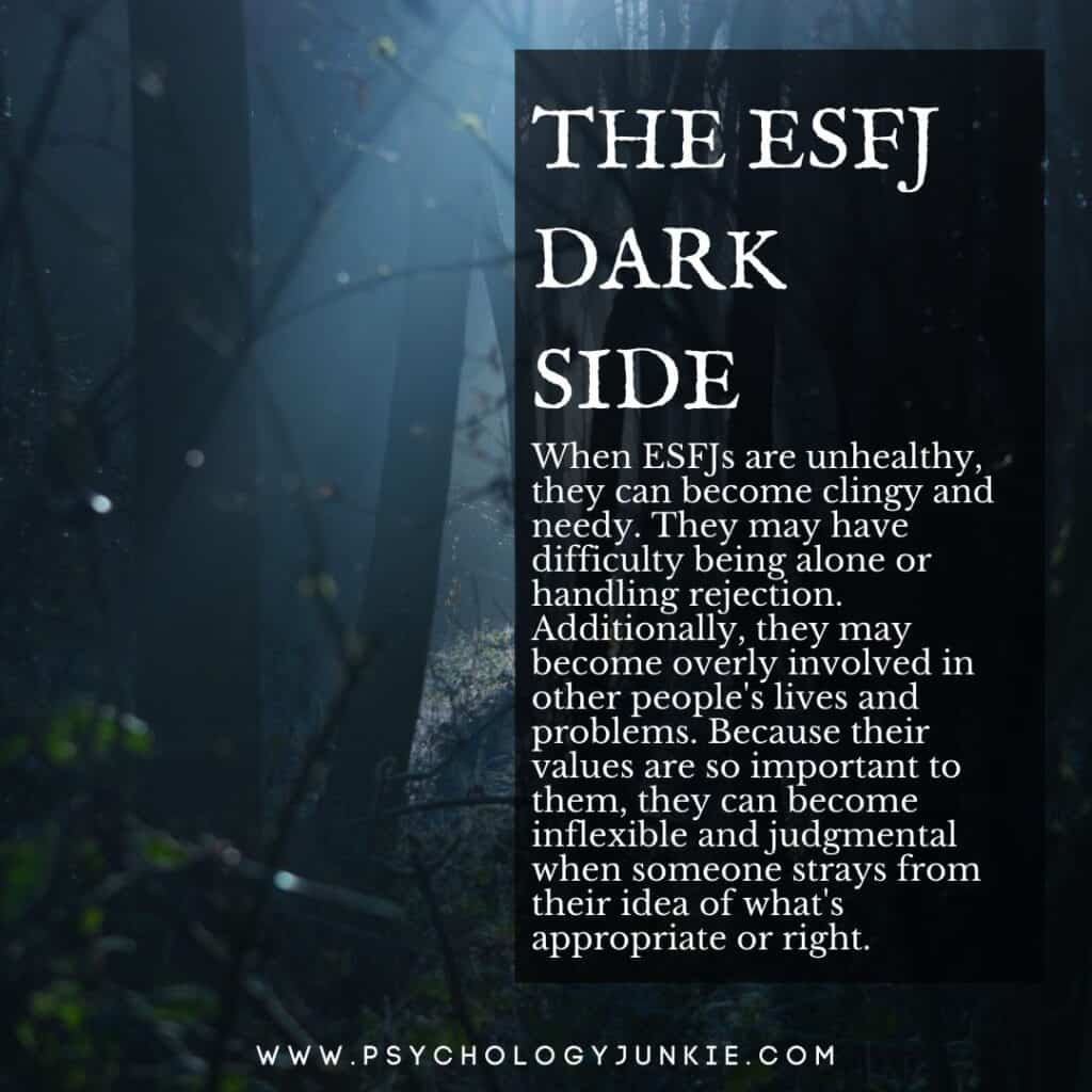 ESFJ dark side