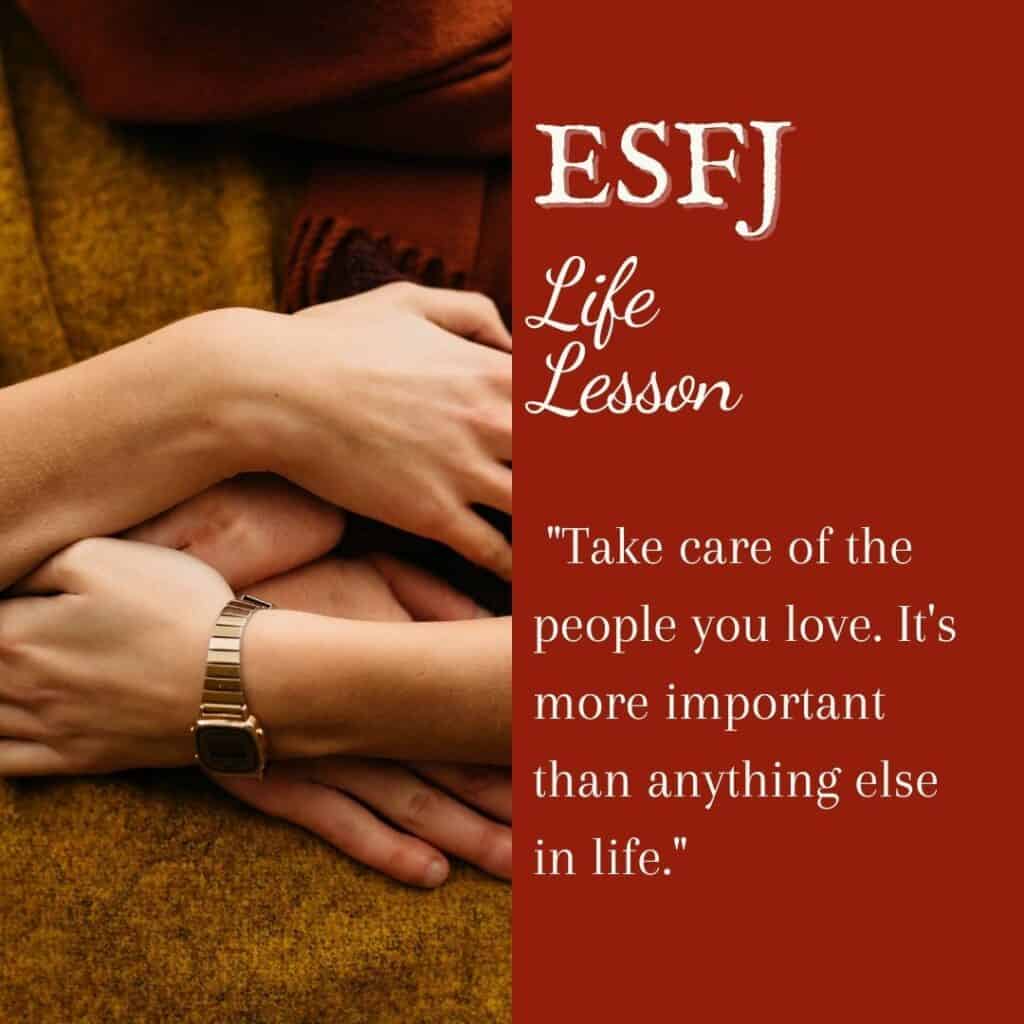 ESFJ Life Lesson