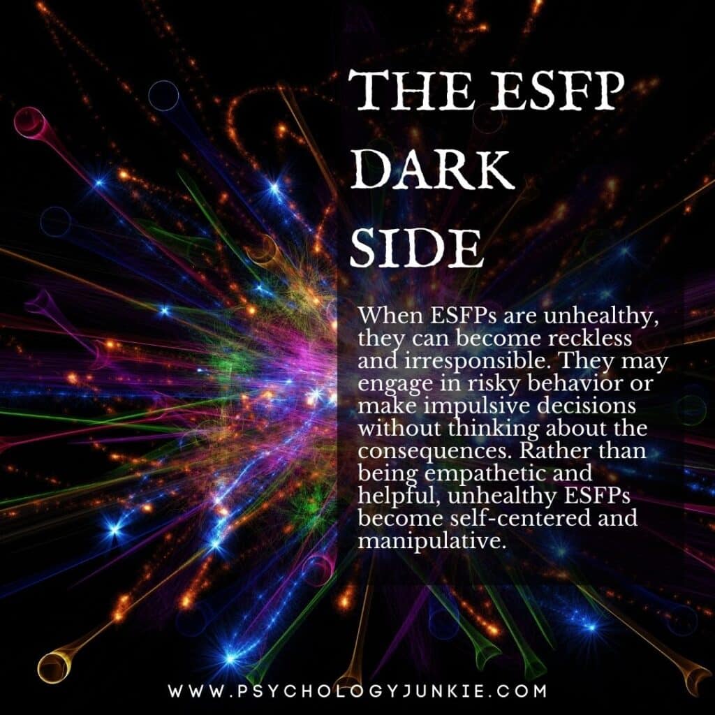 A look at the dark side of the ESFP personality type