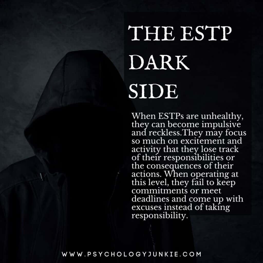 A look at the dark side of the ESTP personality