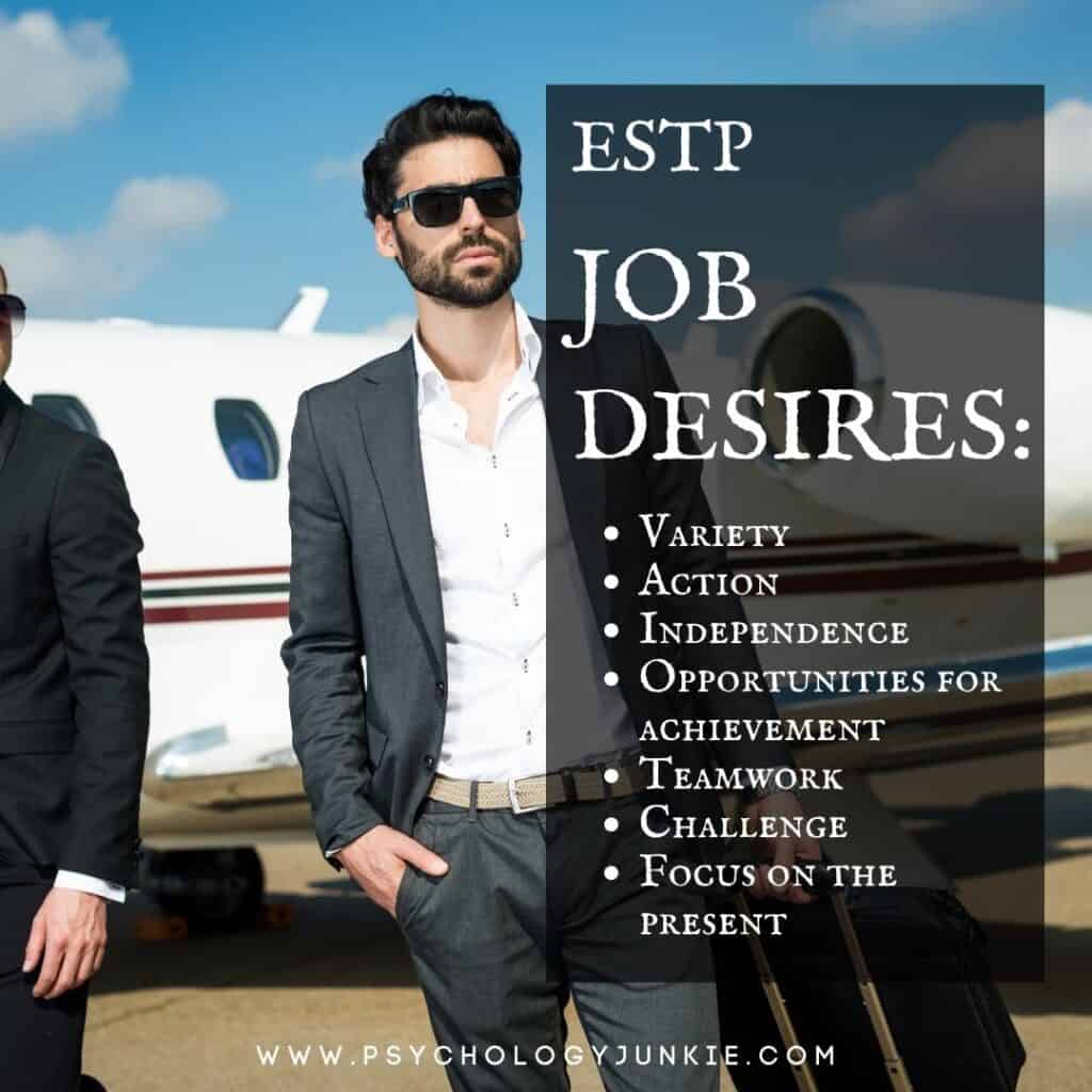 ESTP Job Needs