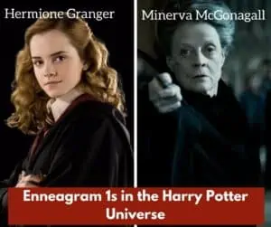Enneagram 1 Hermione Granger and Minerva McGonagall