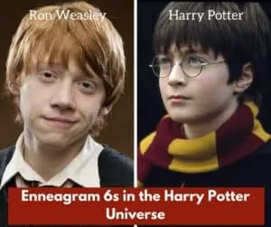 Enneagram 6 Ron Weasley and Harry Potter