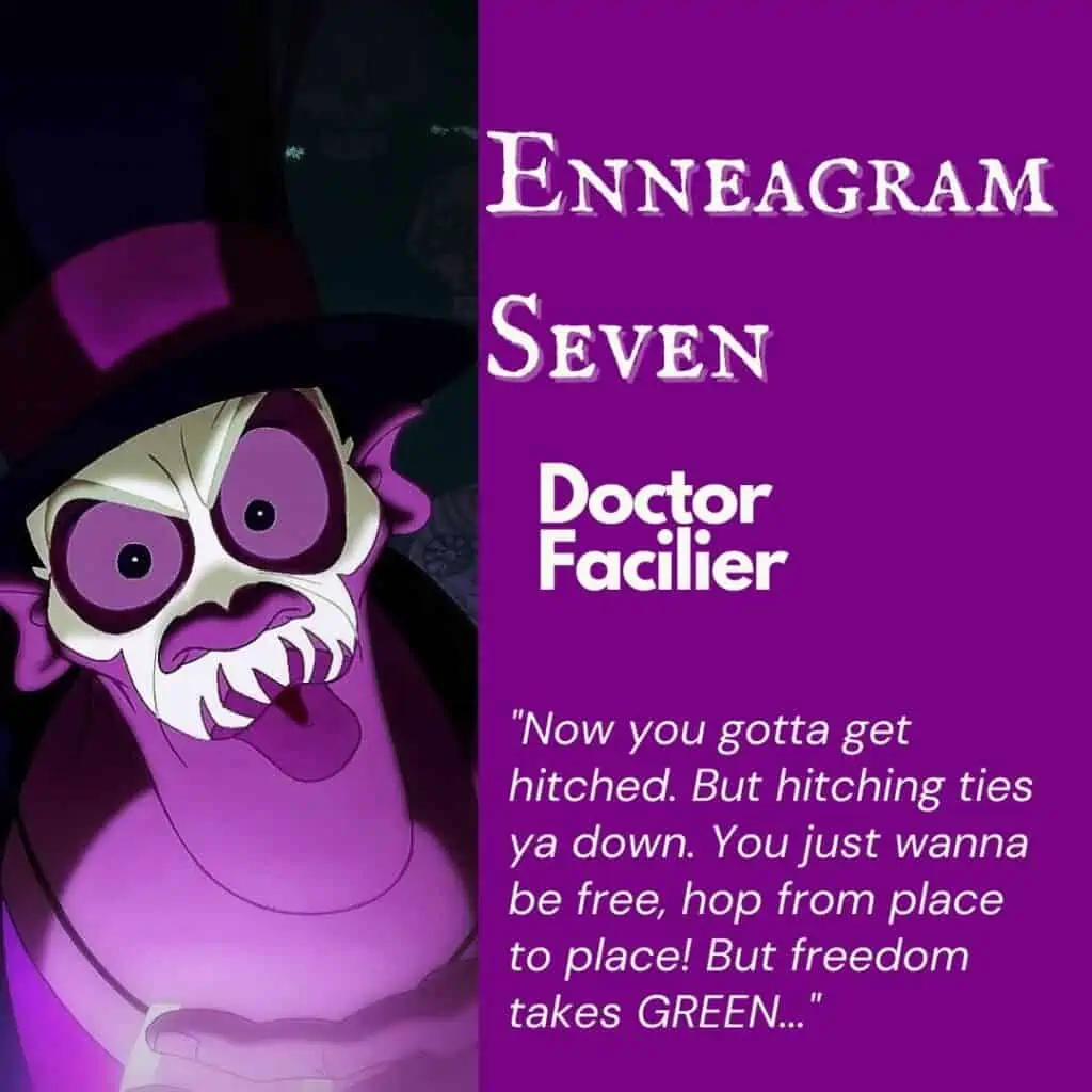 Enneagram 7 Doctor Facilier