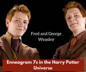 Enneagram 7 Fred and George Weasley