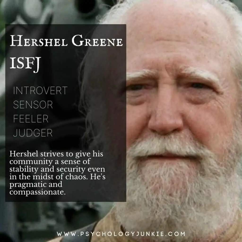 Hershel Greene ISFJ