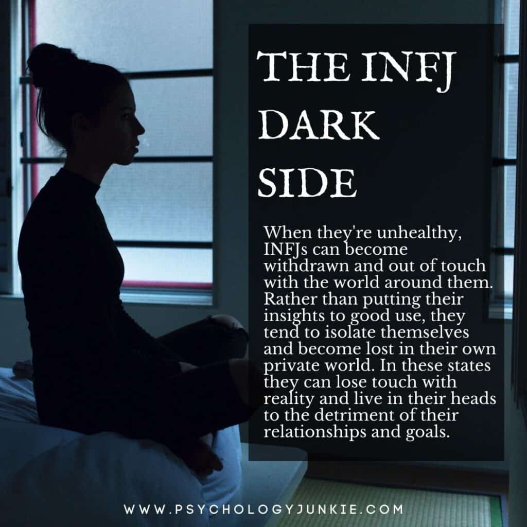 The dark side of the INFJ personality type