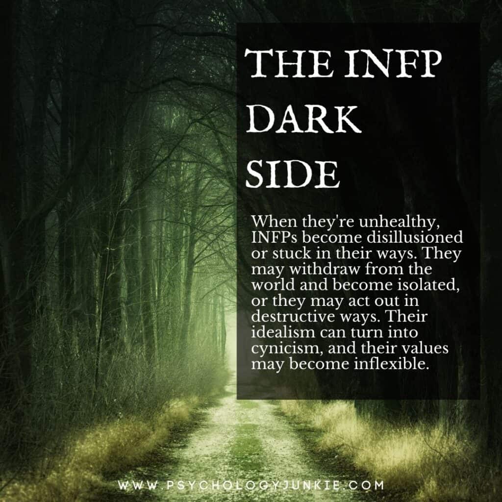 A look at the dark side of the INFP personality type