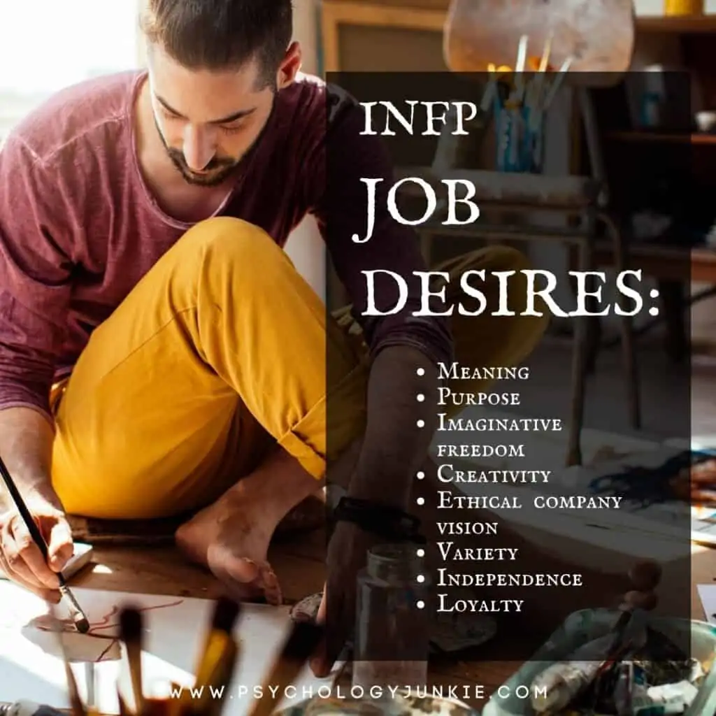 INFP Job Needs