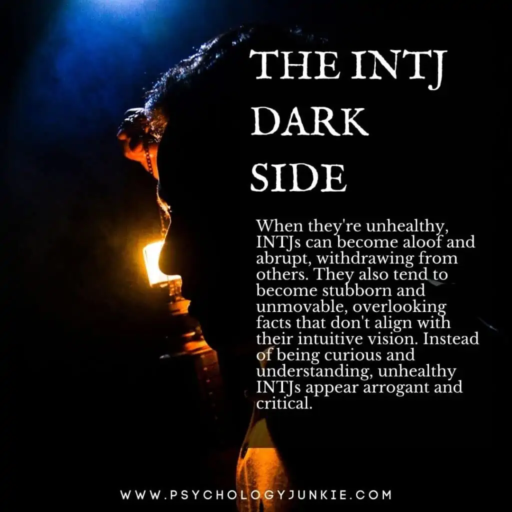 A look at the dark side of the INTJ personality type