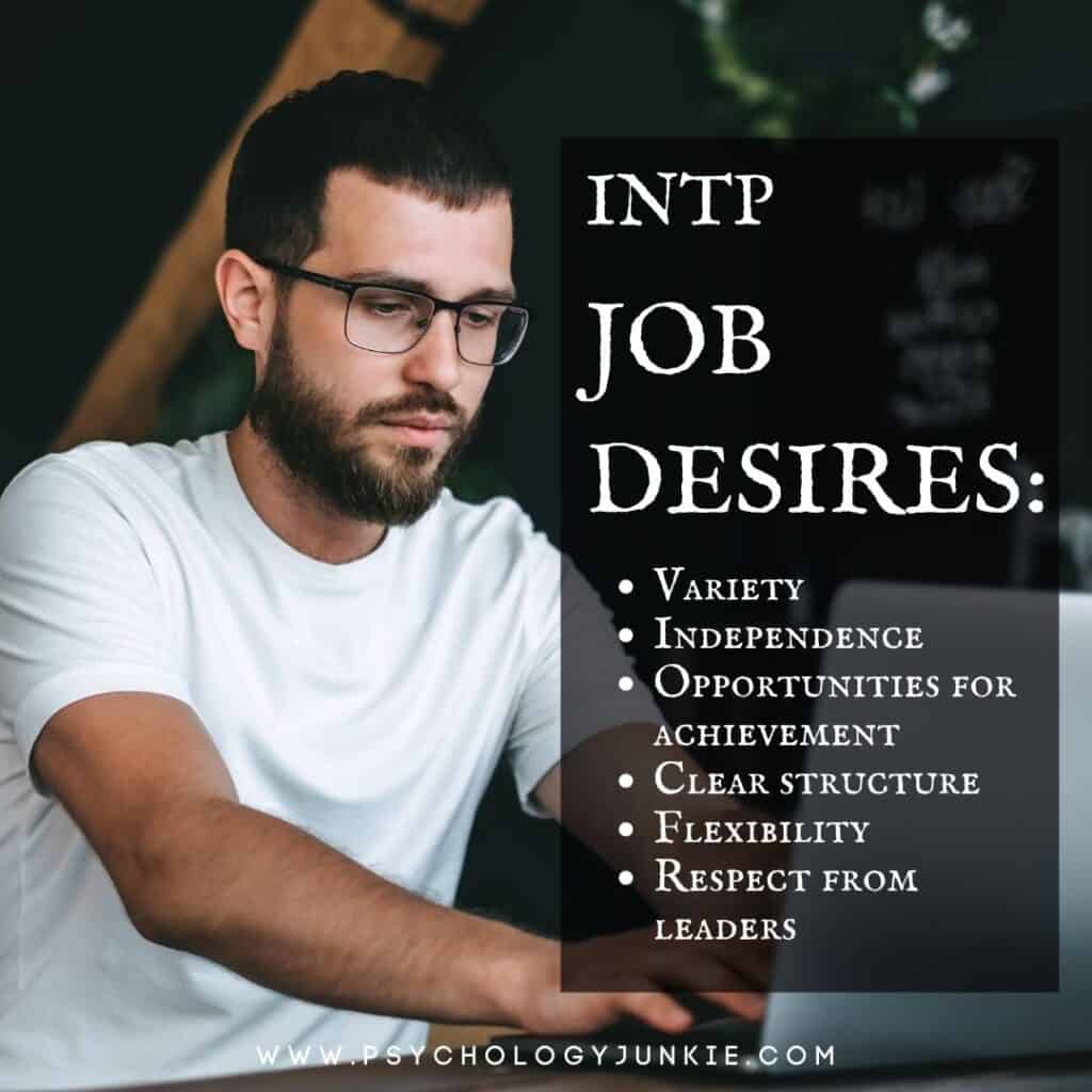 INTP Job Needs
