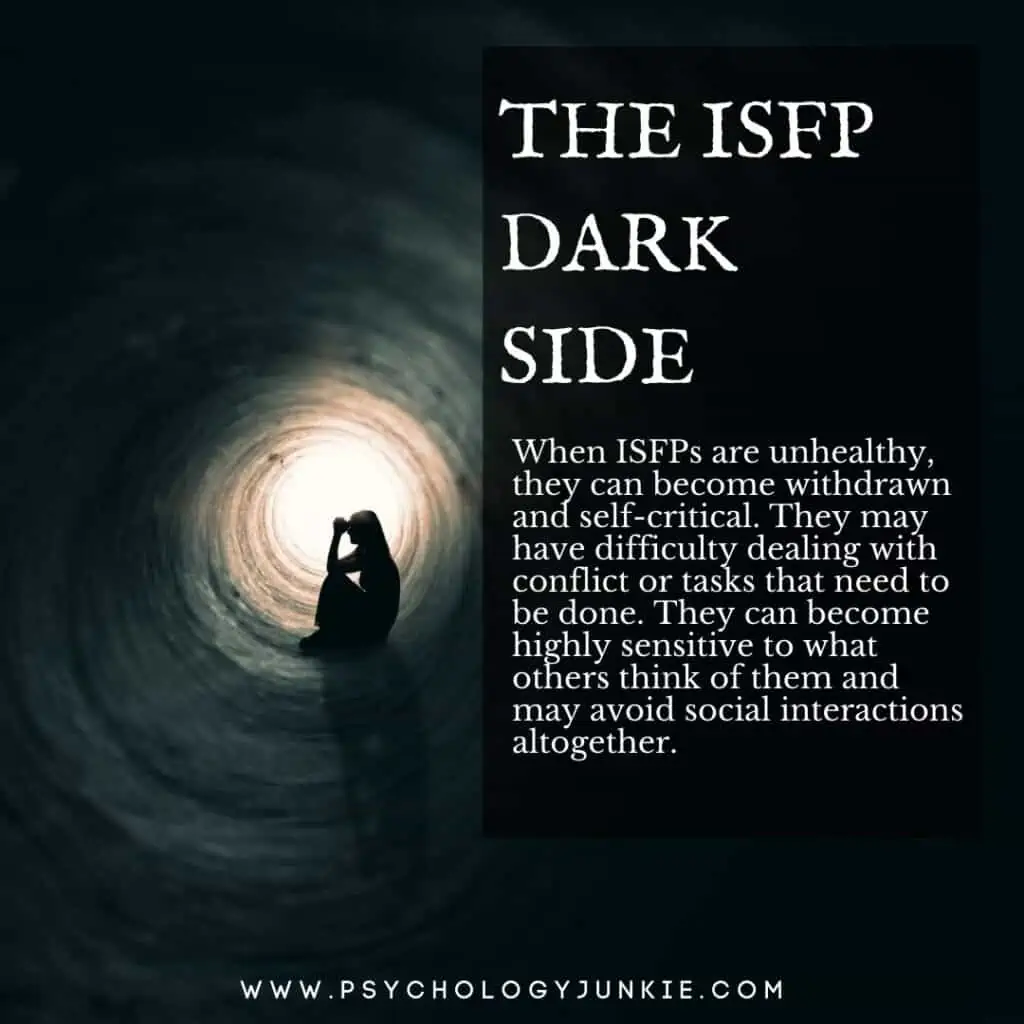 A look at the ISFP dark side