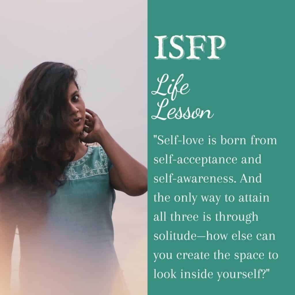 ISFP Life Lesson