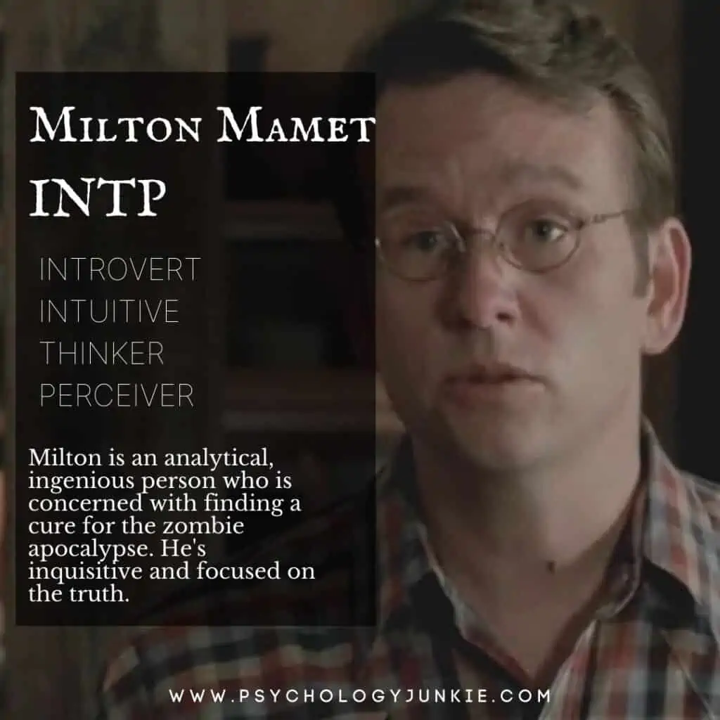Milton Mamet INTP