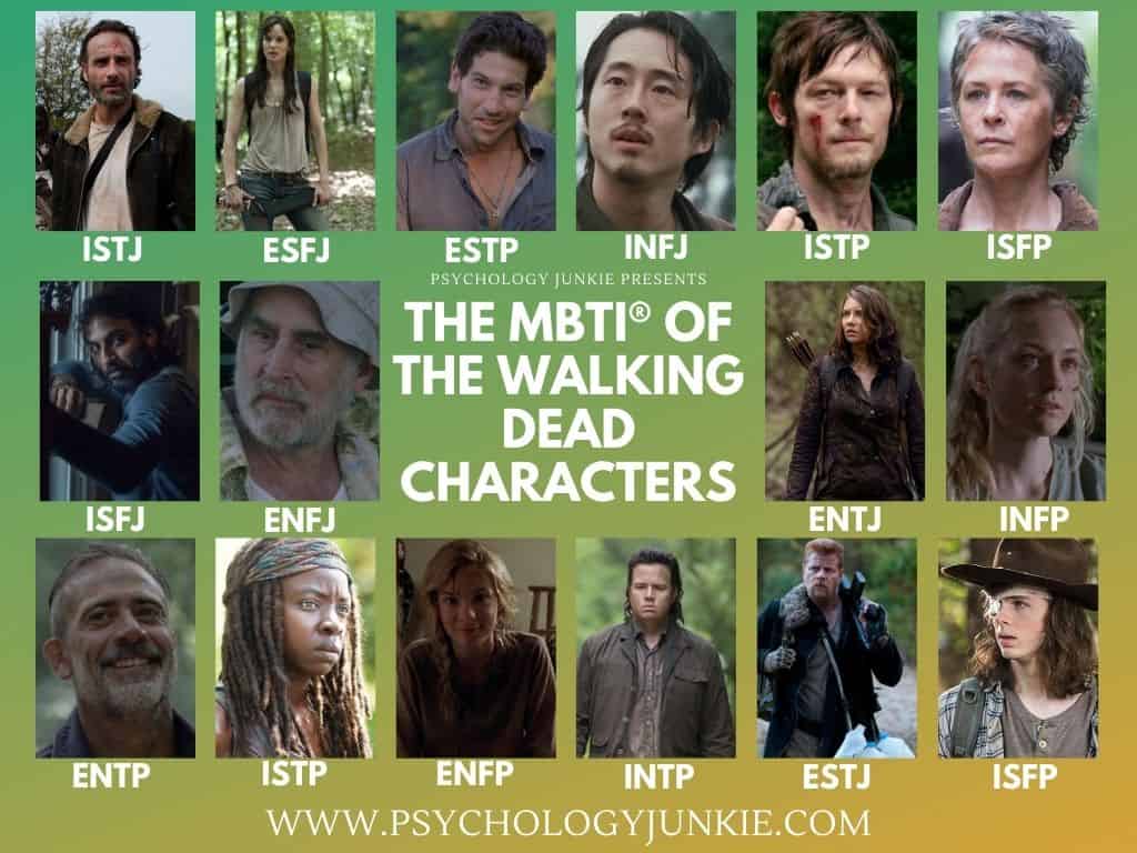 Discover the Walking Dead character with your Myers-Briggs personality type. #MBTI #Personality