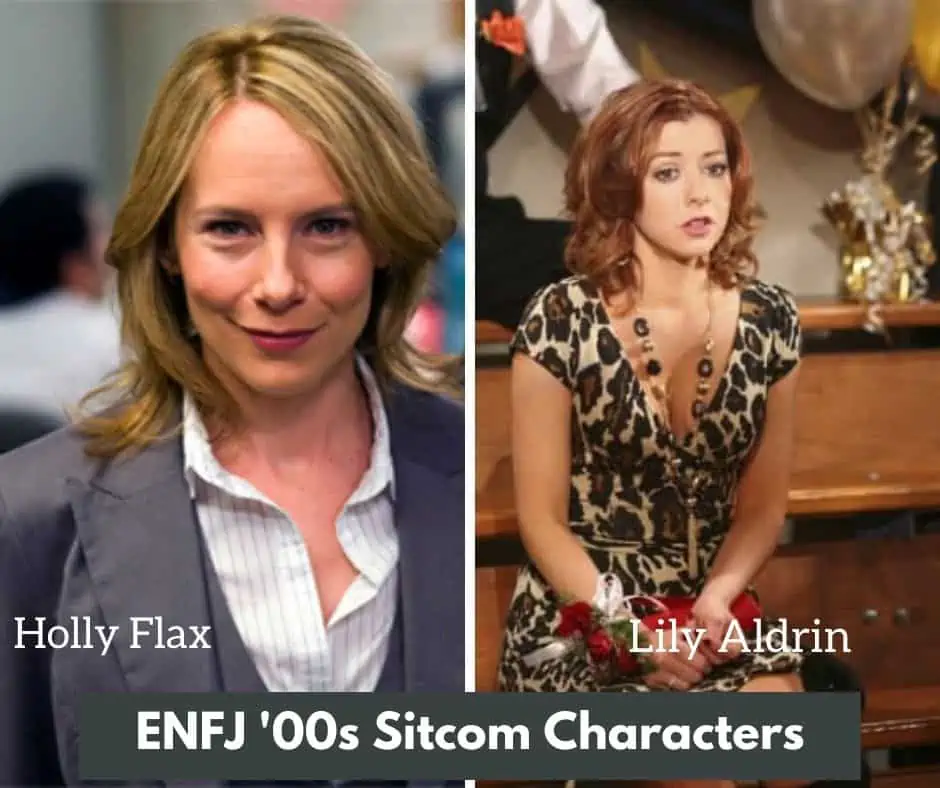 ENFJ sitcom characters, Holly Flax and Lily Aldrin