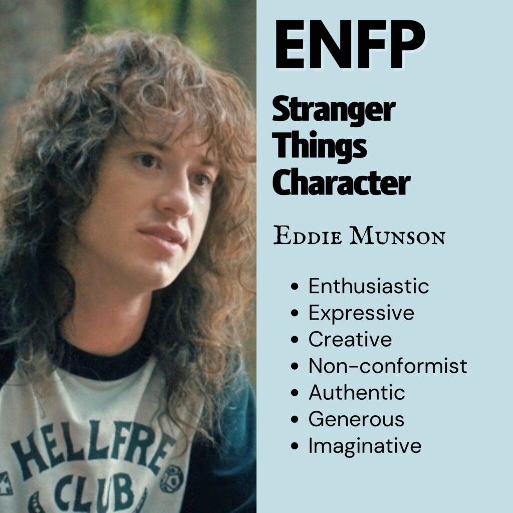 ENFP Eddie Munson from Stranger Things
