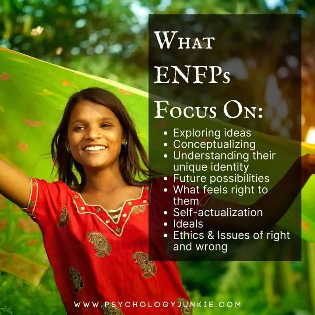 What ENFPs naturally focus on. #ENFP