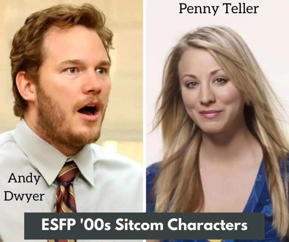 ESFP sitcom characters