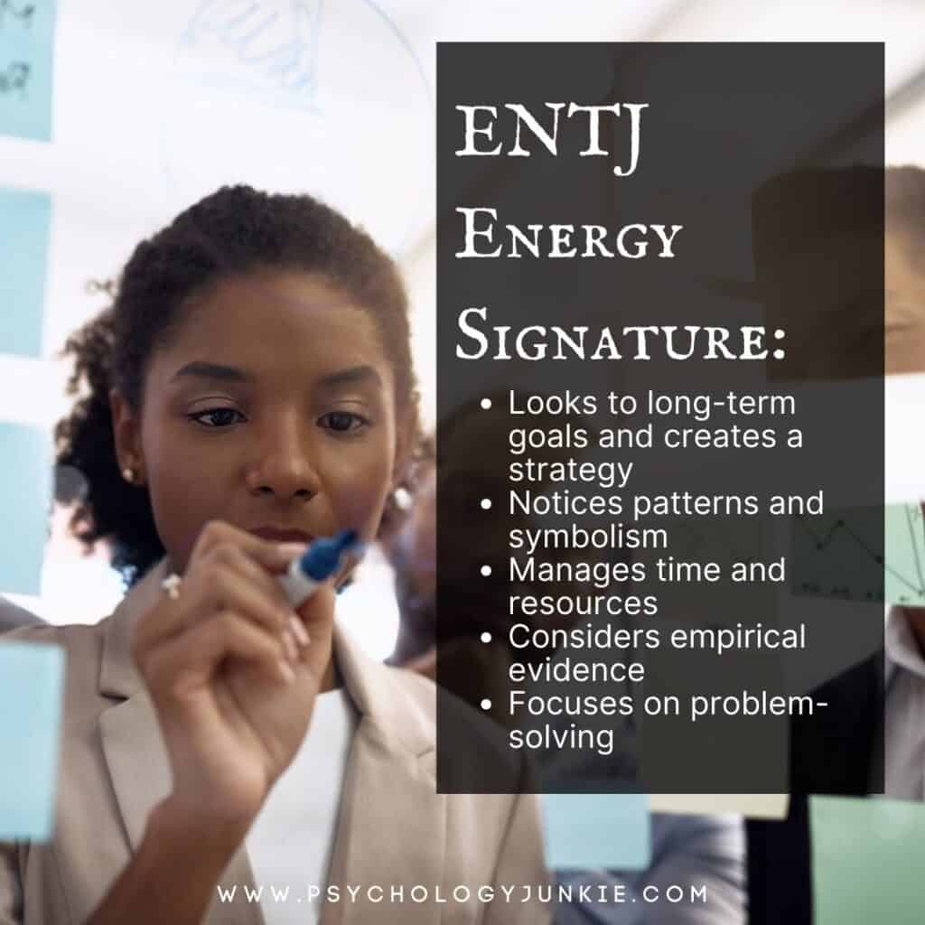 ENTJ Energy