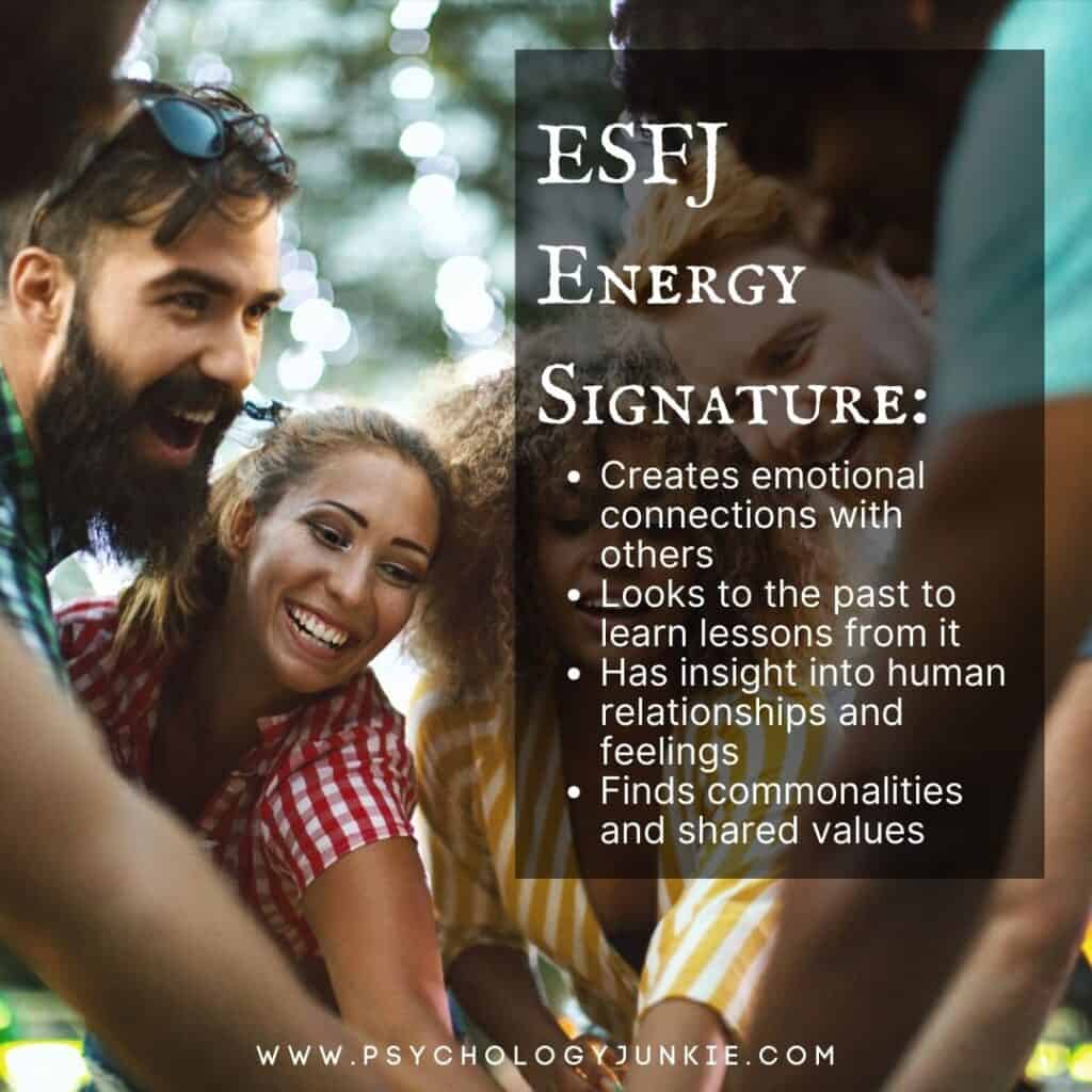 ESFJ Energy