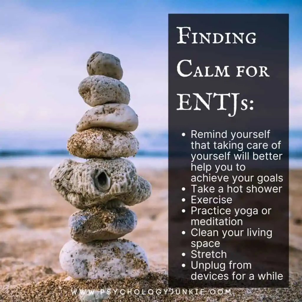 Finding calm for ENTJs