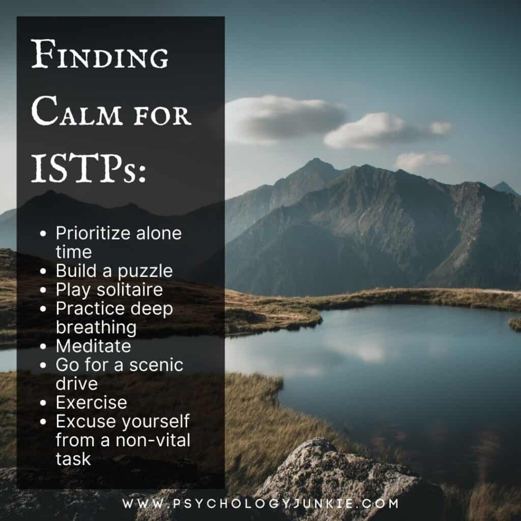 Finding calm for ISTPs