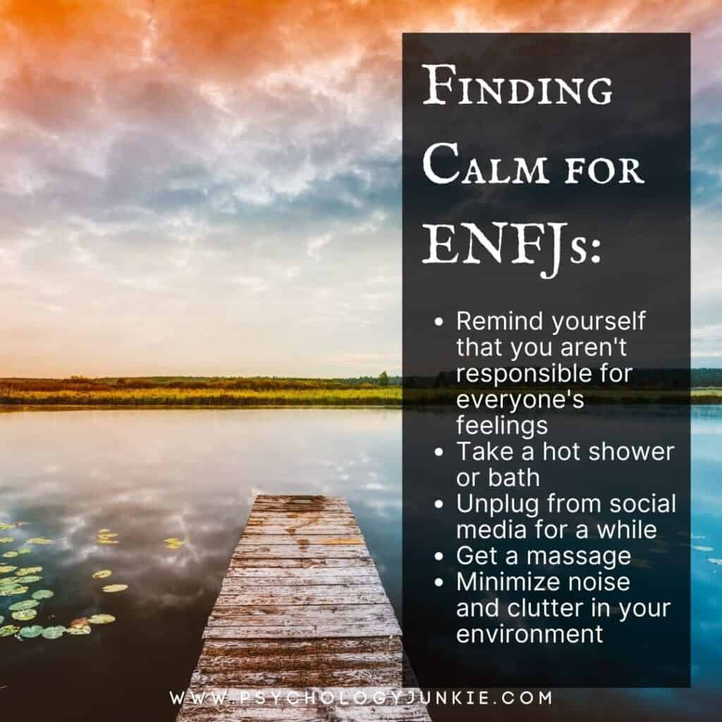 Finding calm for ENFJs