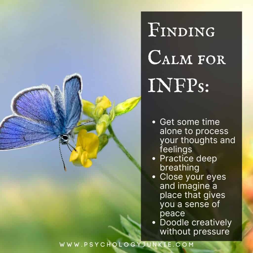 Finding calm for INFPs