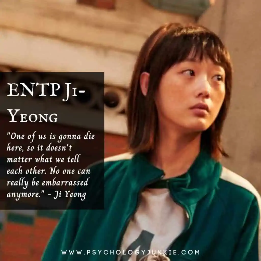 Ji-Yeong, ENTP character in Squid Games