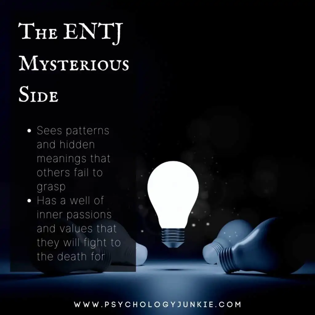 ENTJ Mysterious Side
