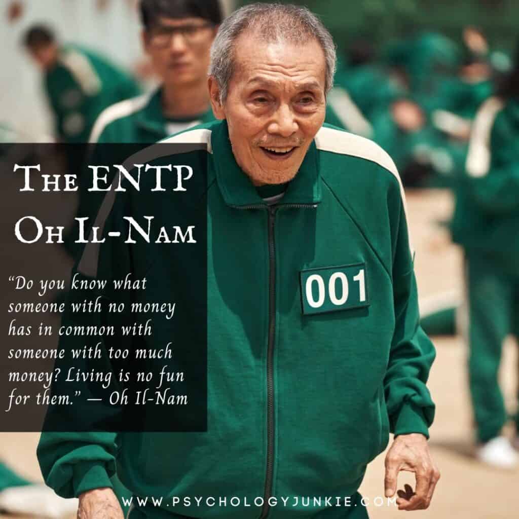 Oh Il-Nam, ENTP character from Squid Games