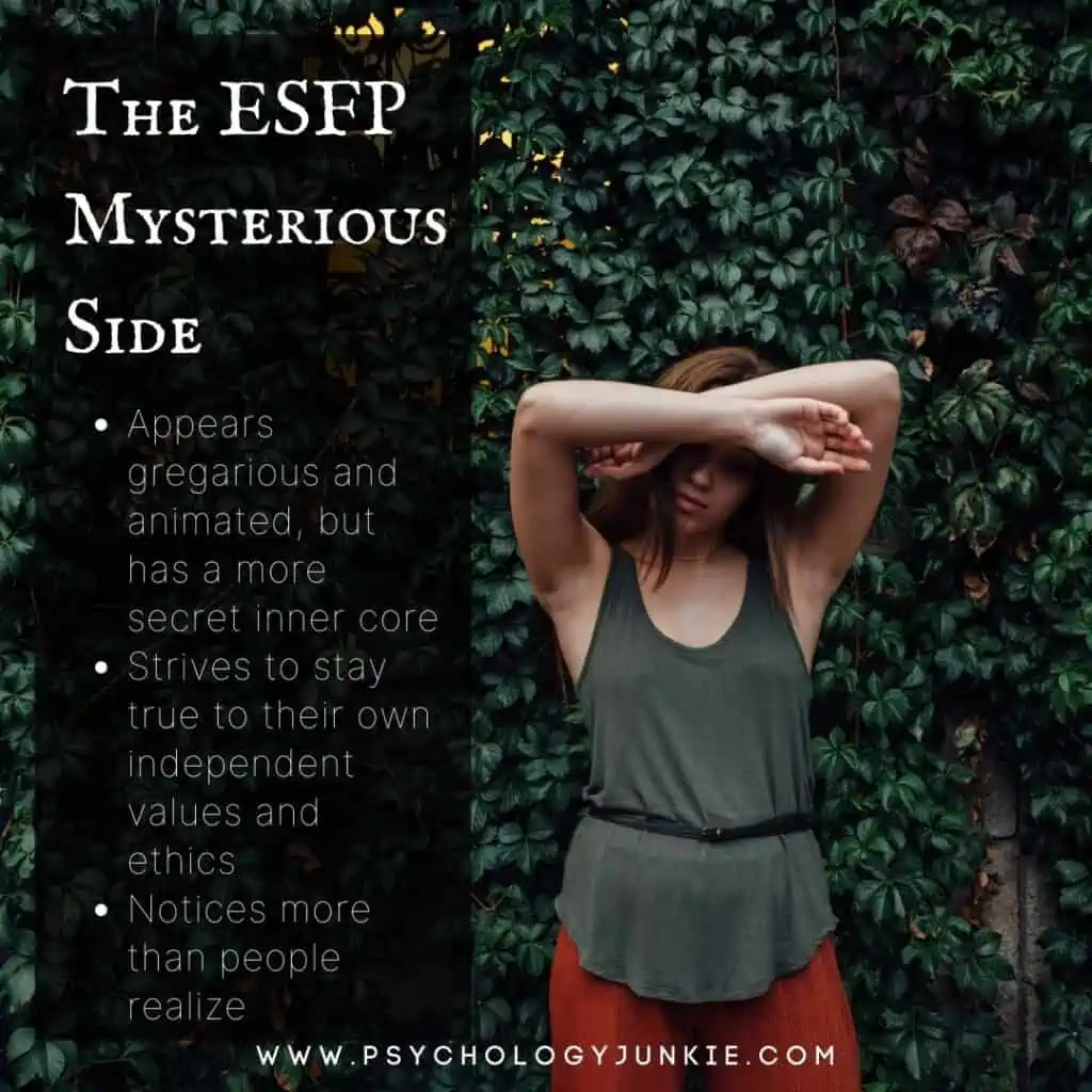 ESFP Mysterious Side
