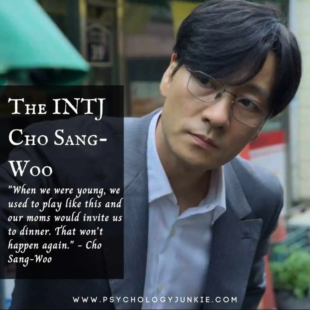 Choo Sang-Woo INTJ character in Squid Games