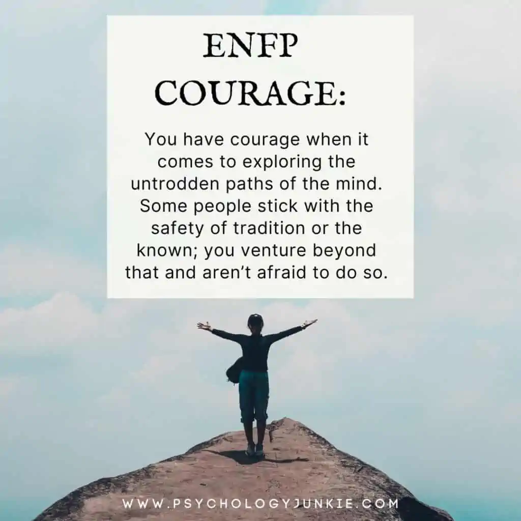 A look at ENFP courage