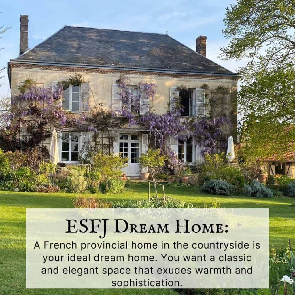 ESFJ dream home