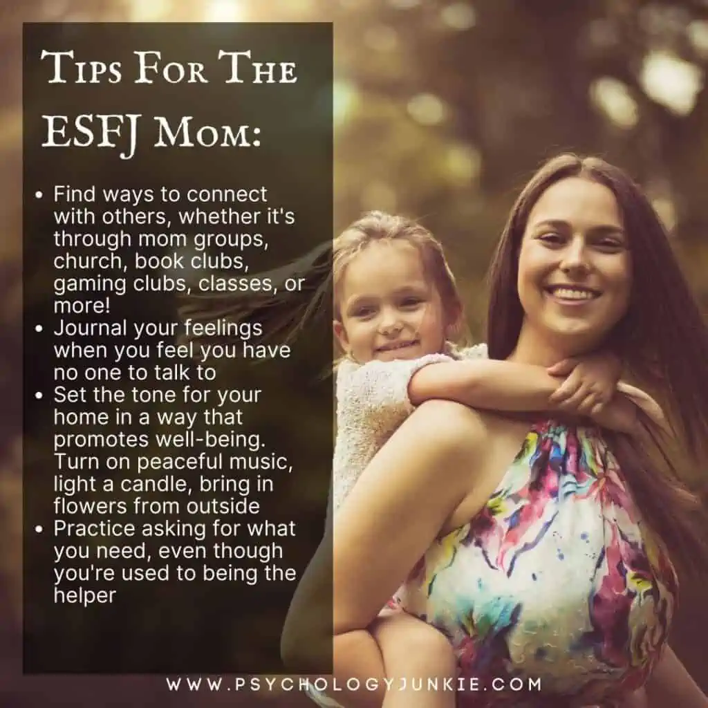 Tips for the ESFJ mom
