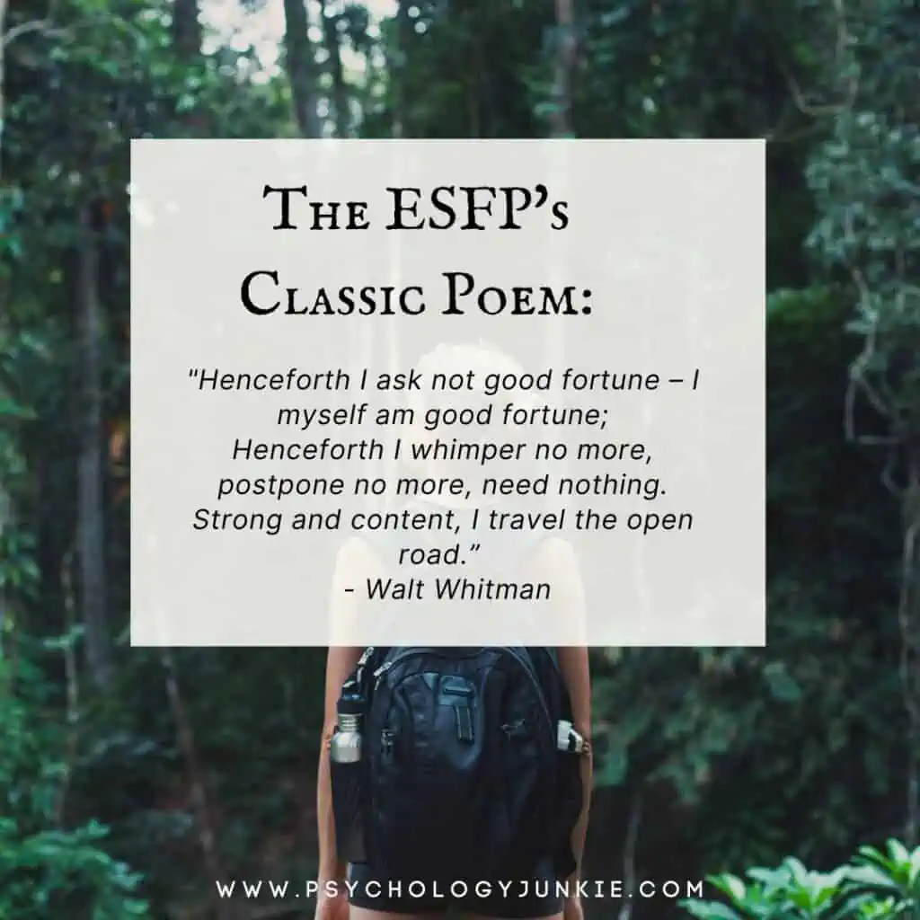 ESFP classic poem