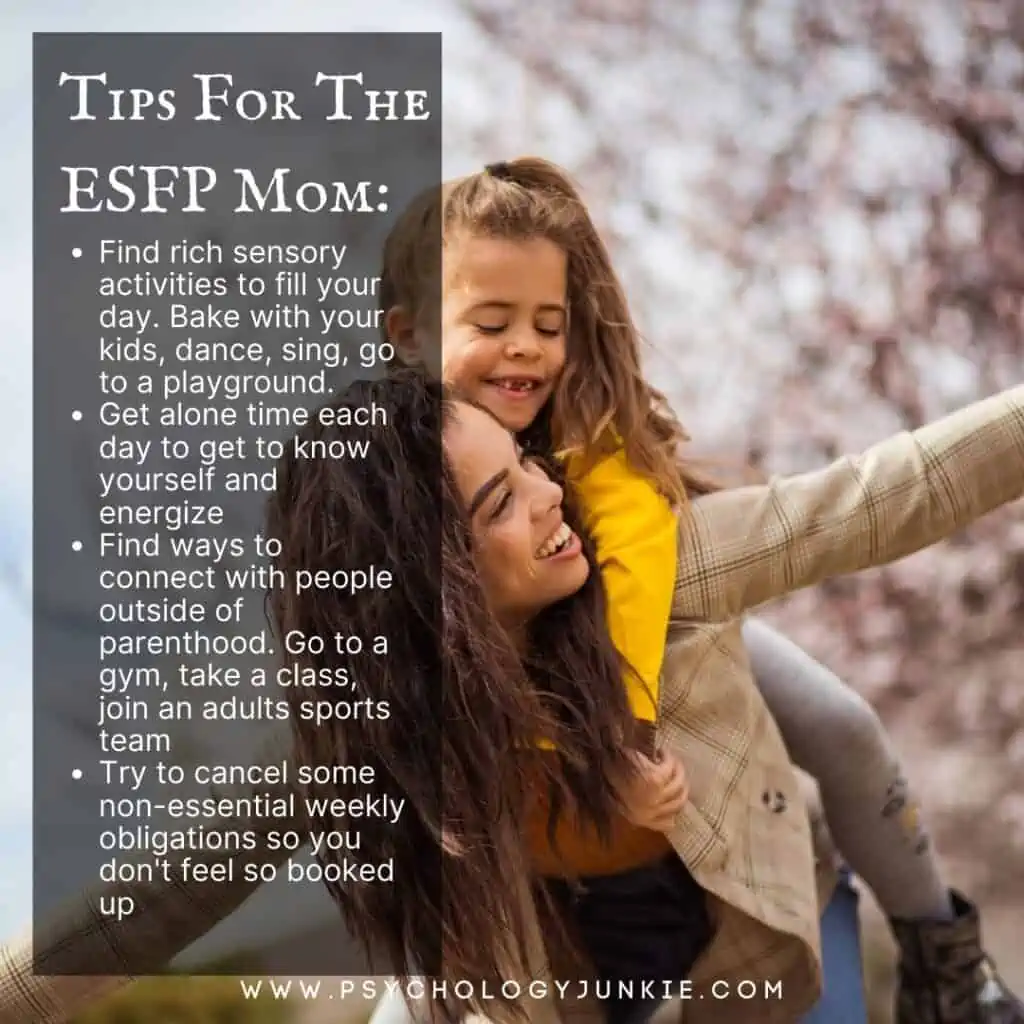 Tips for the ESFP mom