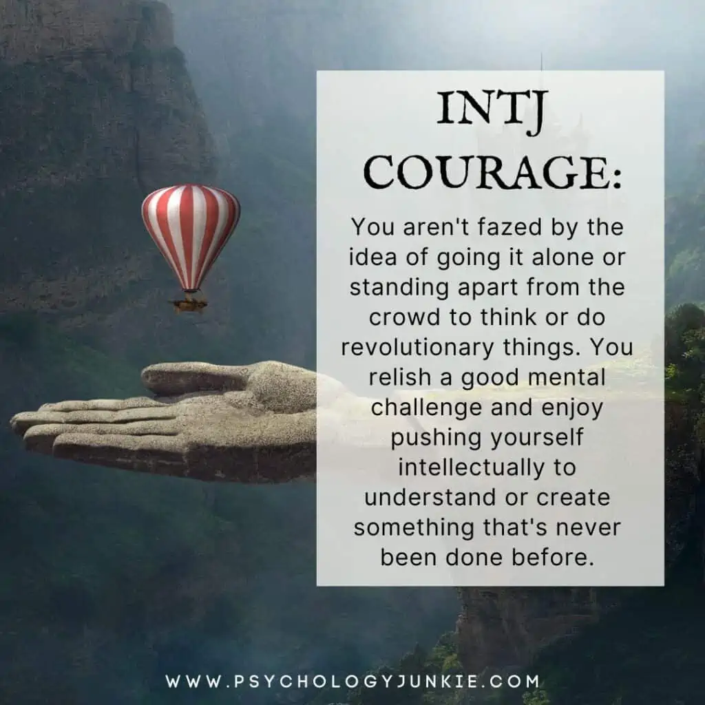 A look at INTJ courage