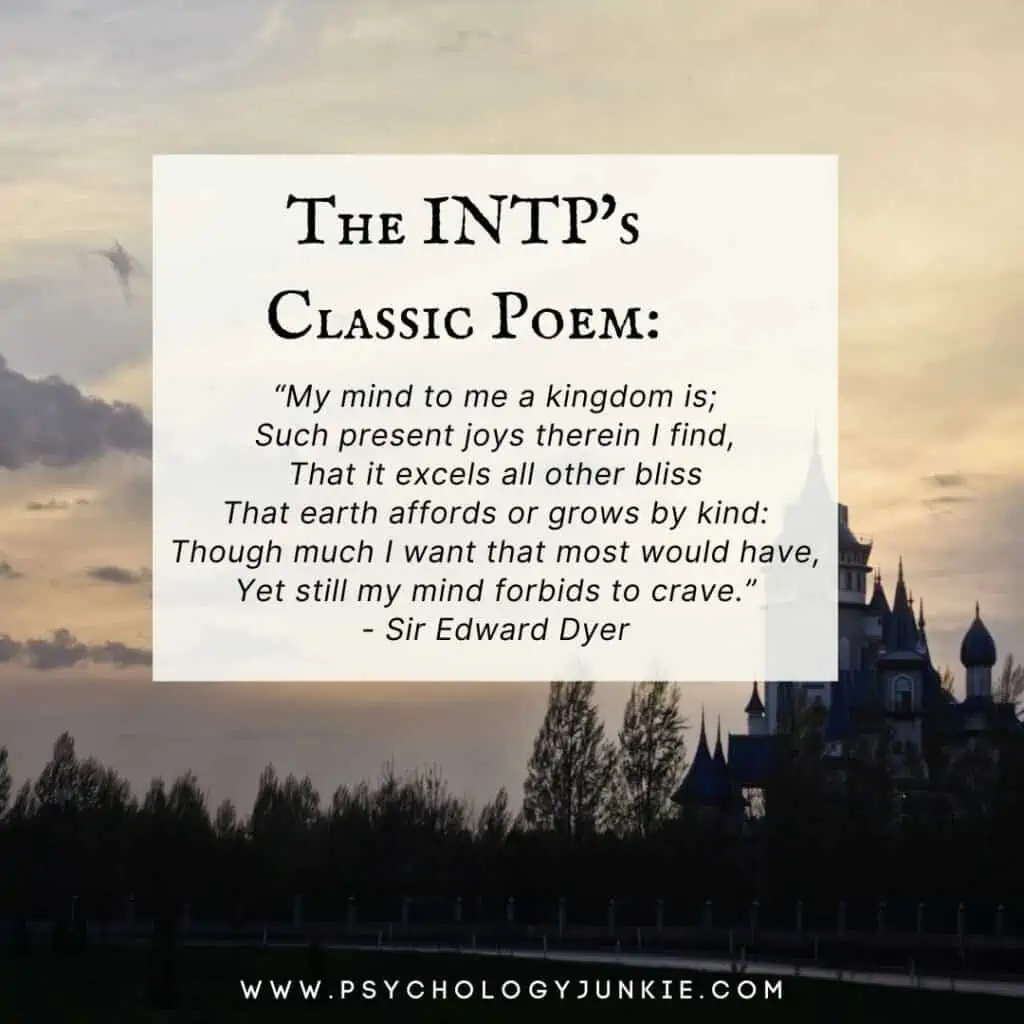 INTP classic poem