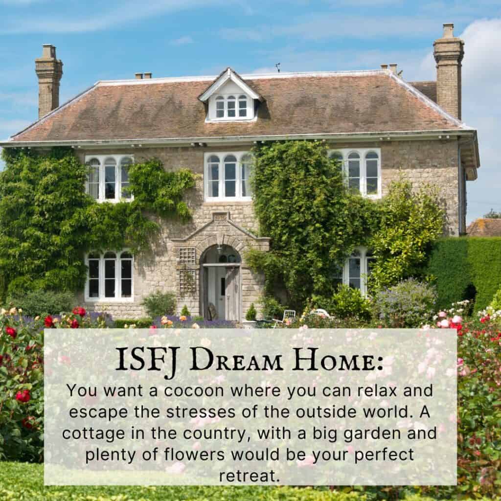 ISFJ dream home
