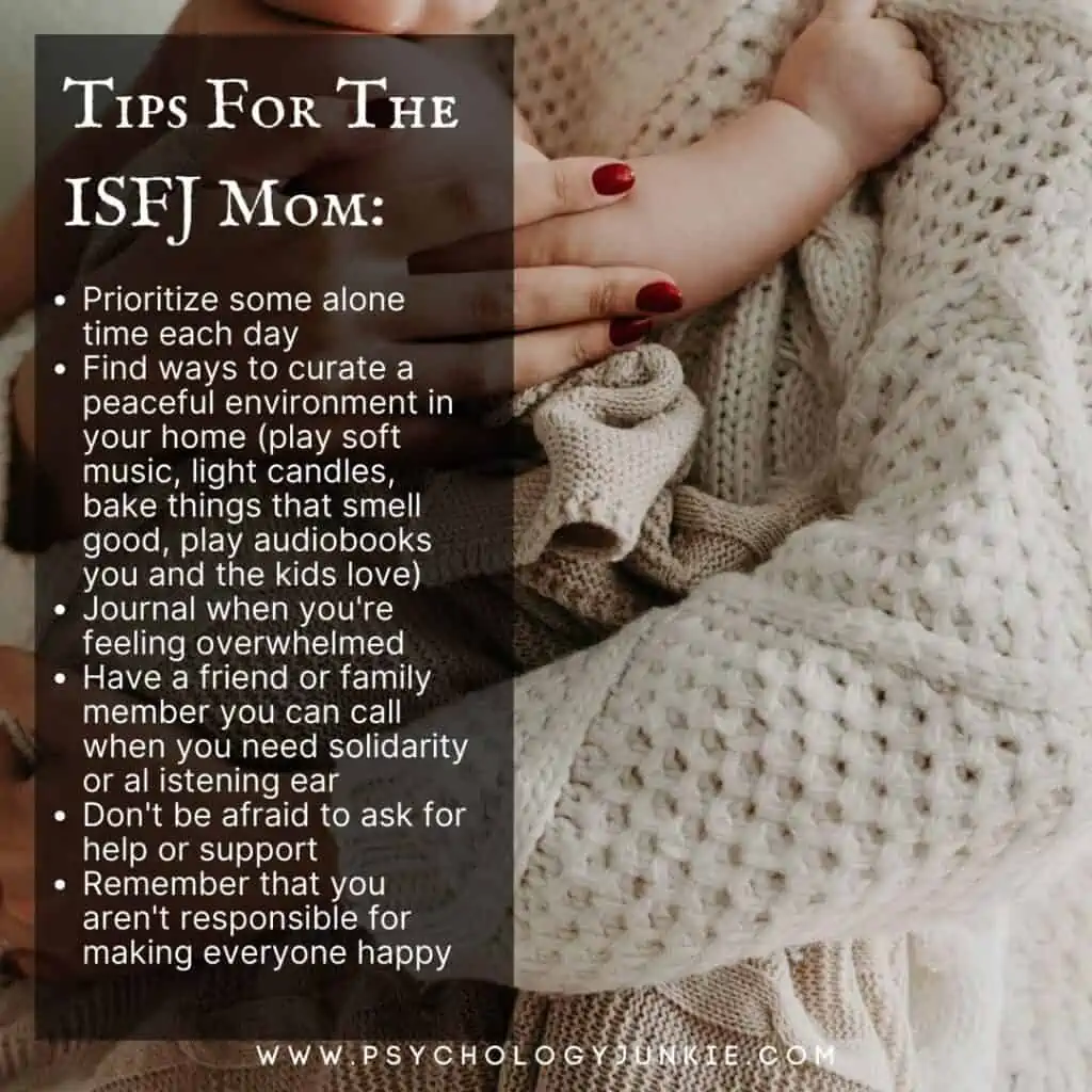 Tips for the ISFJ mom