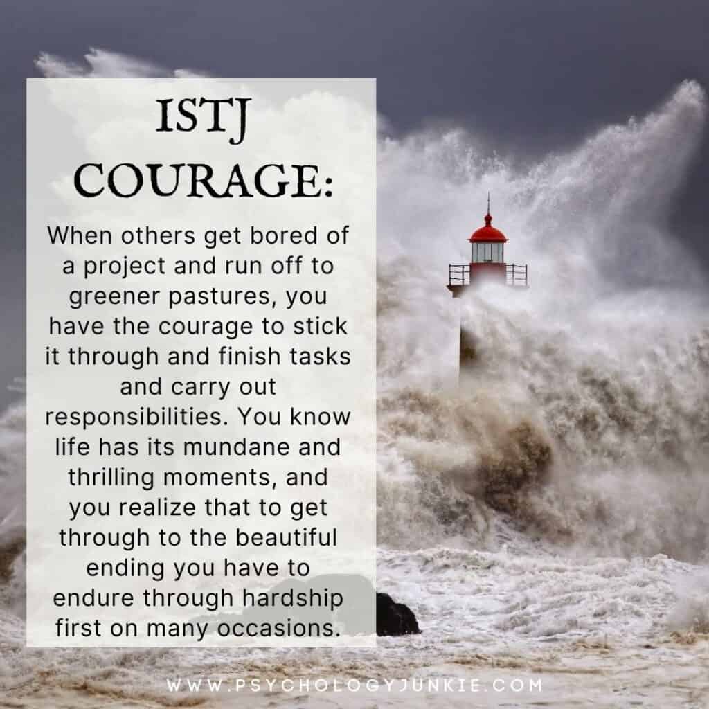 Understanding ISTJ courage